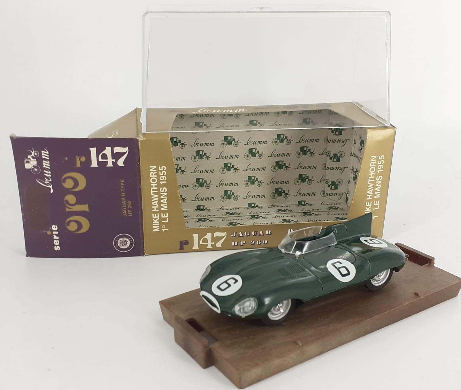 Jaguar D-Type Mike Hawthotn 1 Le Mans 1955