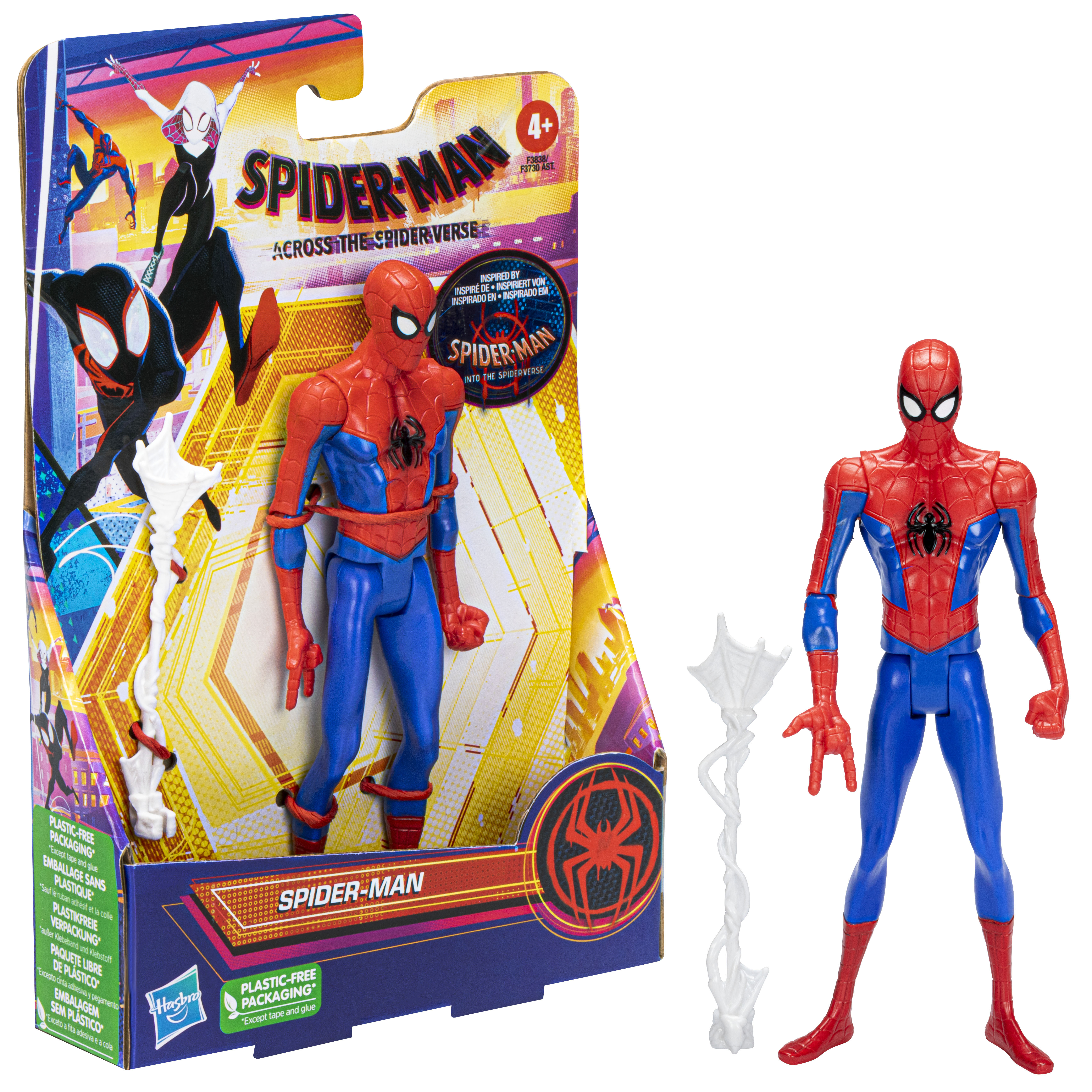 Spiderman nuovo universo personaggio 15cm