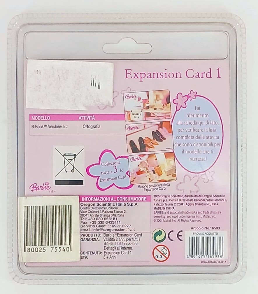 Barbie Ortografia Expansion Card 1