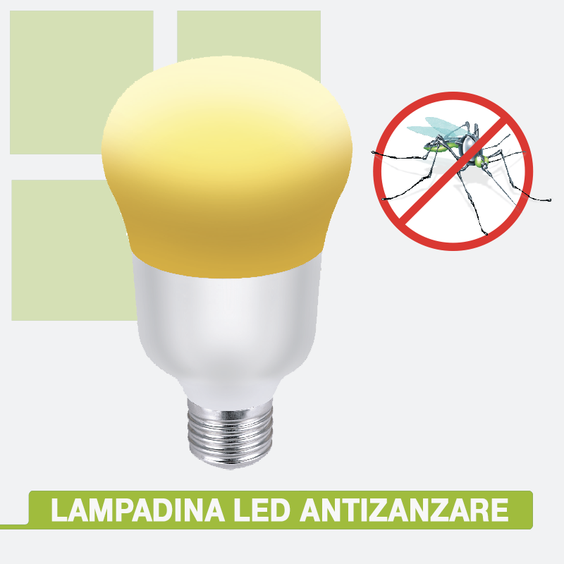 Lampadina LED Antizanzare