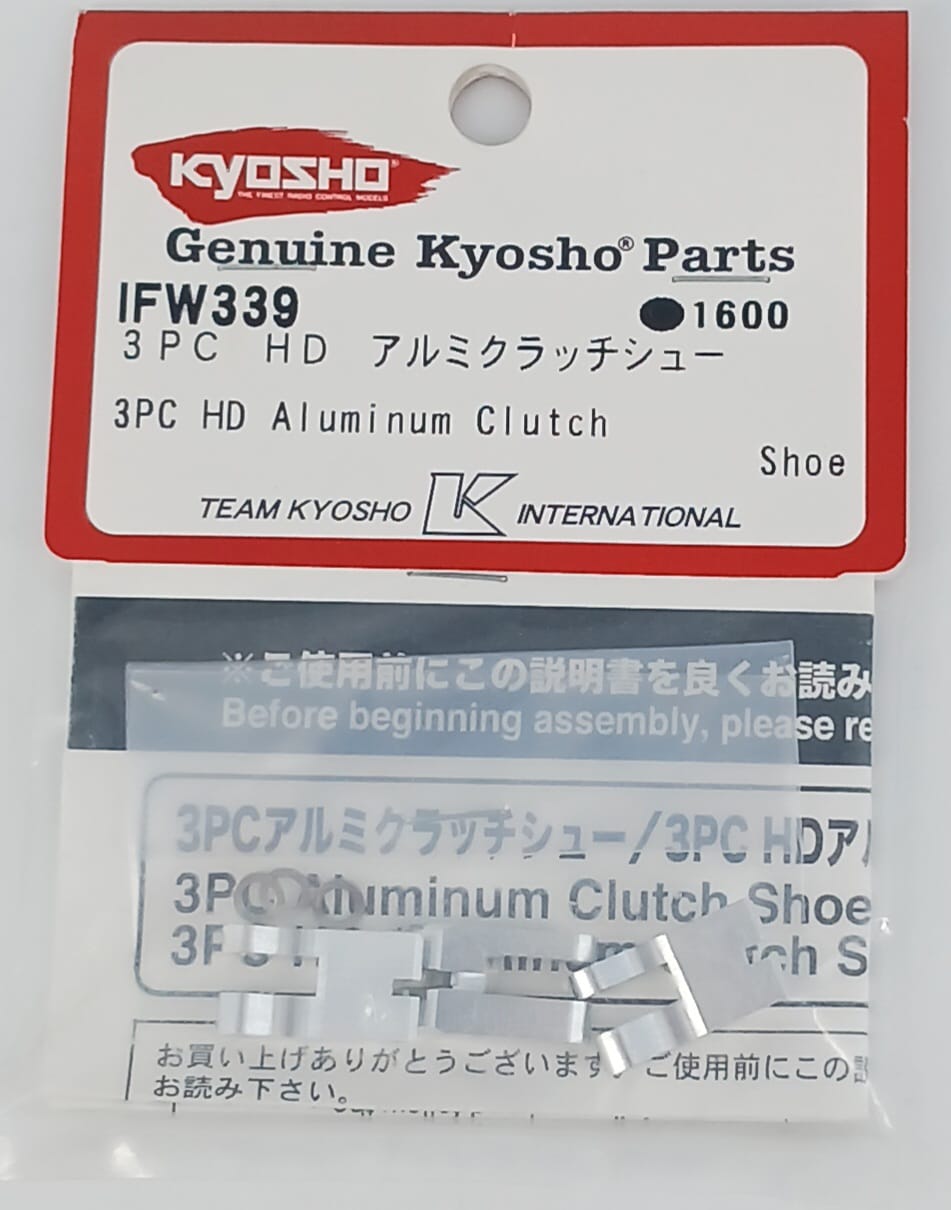 3 ceppi frizione alluminio HD Kyosho