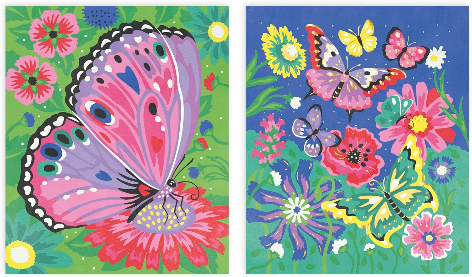 farfalle dipingi con aquarello