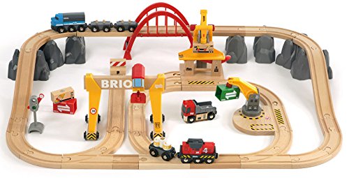 BRIO set deluxe ferrovia e trasporto merci