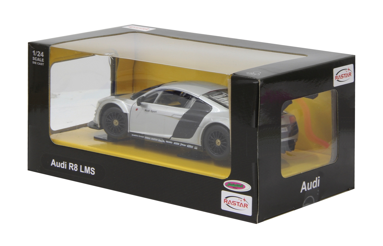 Audi R8 LMS argento 1/24