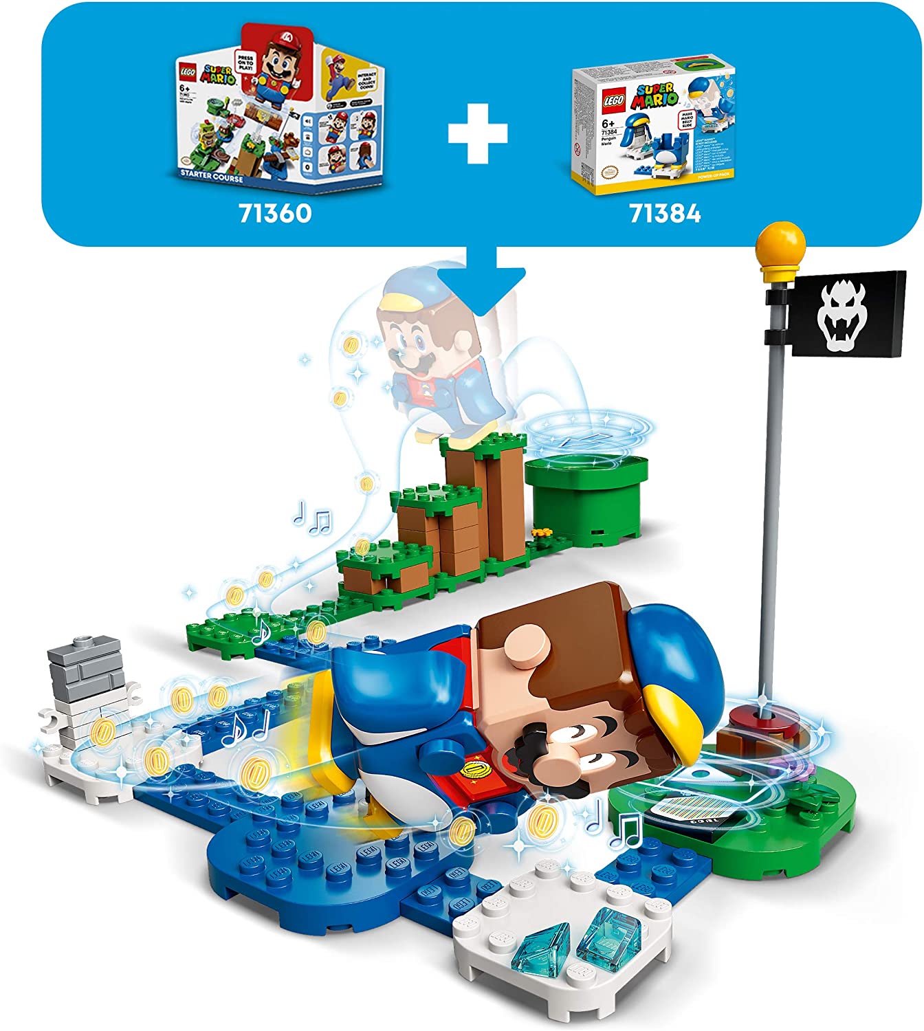 LEGO® Super Mario™ Mario pinguino - Power Up Pack