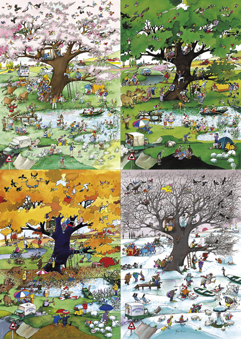 4 Seasons, Blachon Cartoon