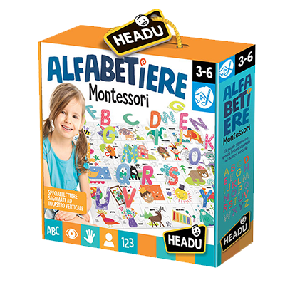 Alfabetiere 3D Metodo montessori