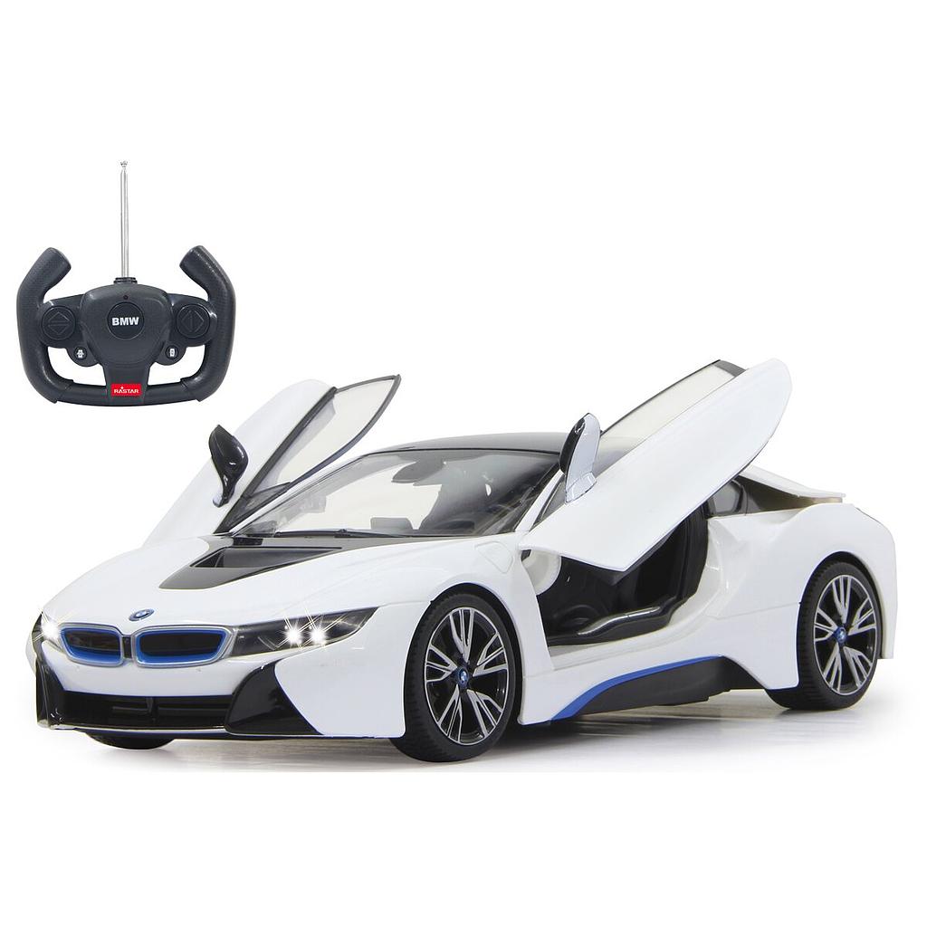 BMW I8 1:14 bianco 40MHz apertura porte telecomandate