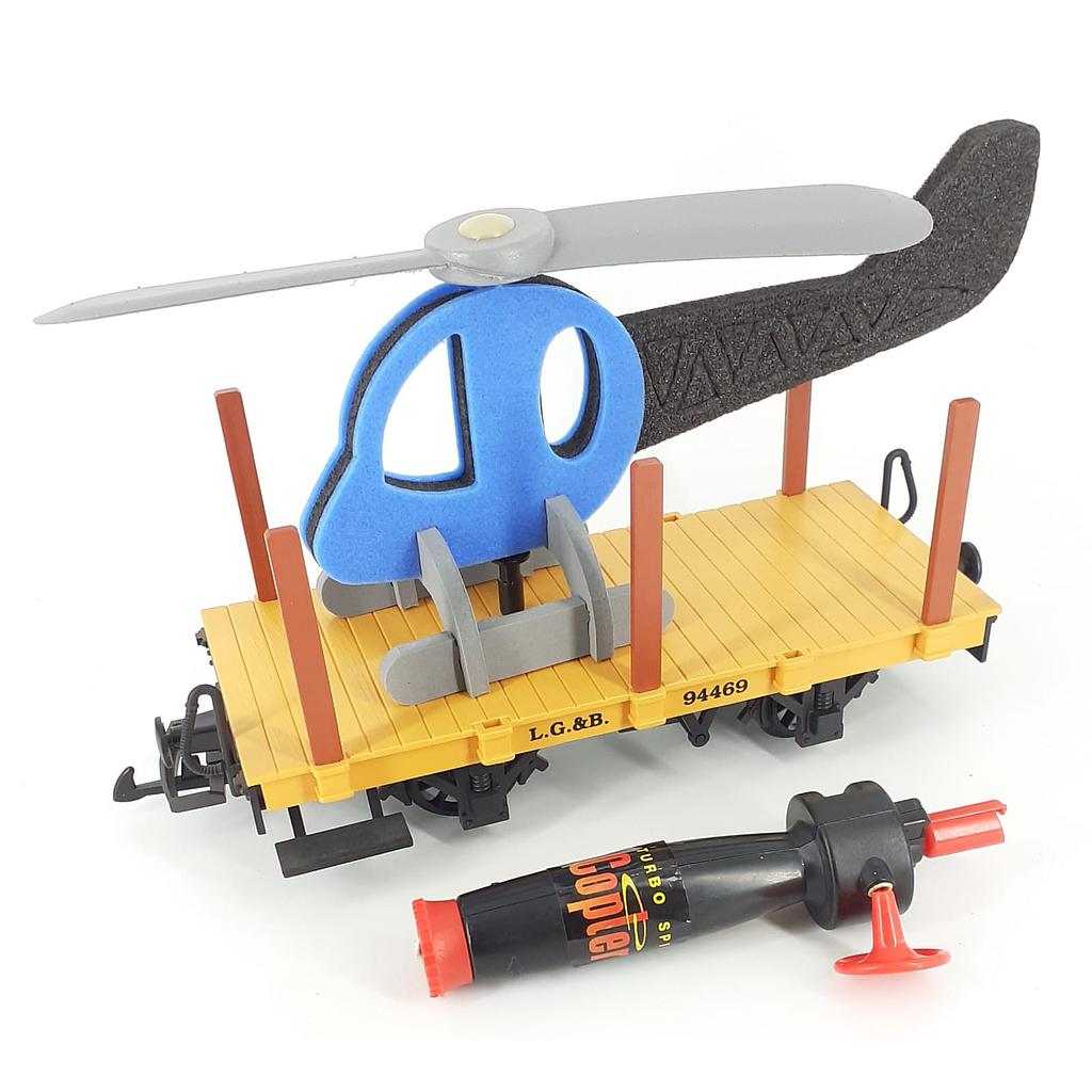 vagone trasporto elicottero LGB Toy Train