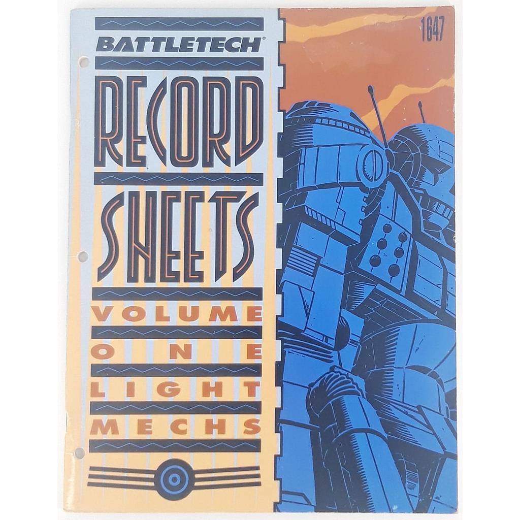 Battletech Record Sheets volume one Light mechs