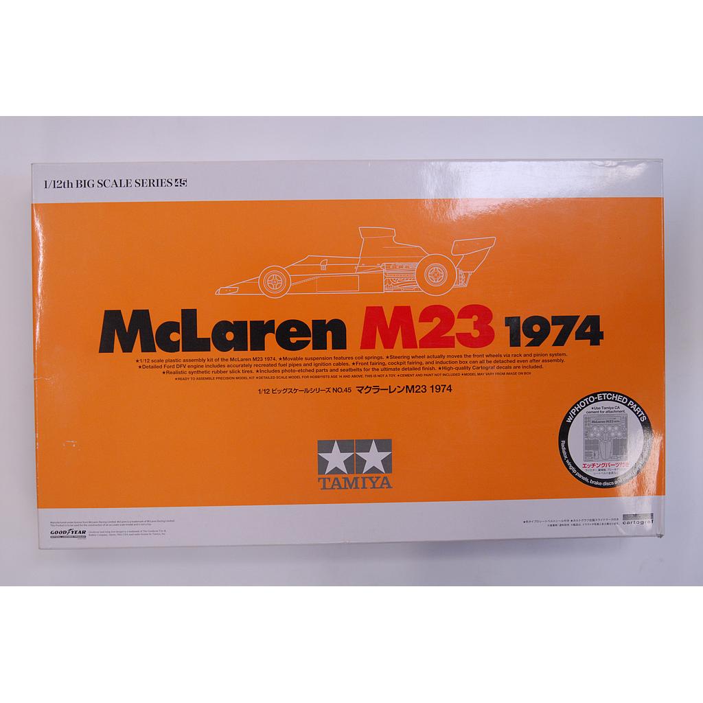 Auto Formula 1 McLaren m23 1974 Scala 1/12