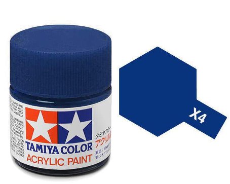 colore acrilico mini X-4 blue