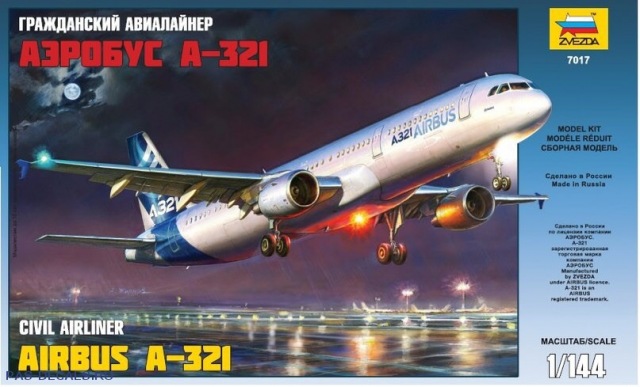 Airbus A-321 - scala 1/144