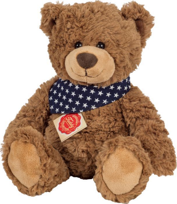  Teddy orso bruno 38 cm c/fazzoletto