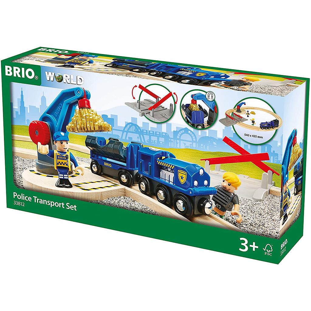 BRIO set ferroviario della polizia