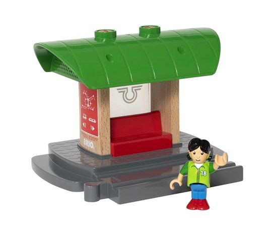 BRIO banchina ferrovia registra &amp; ascolta