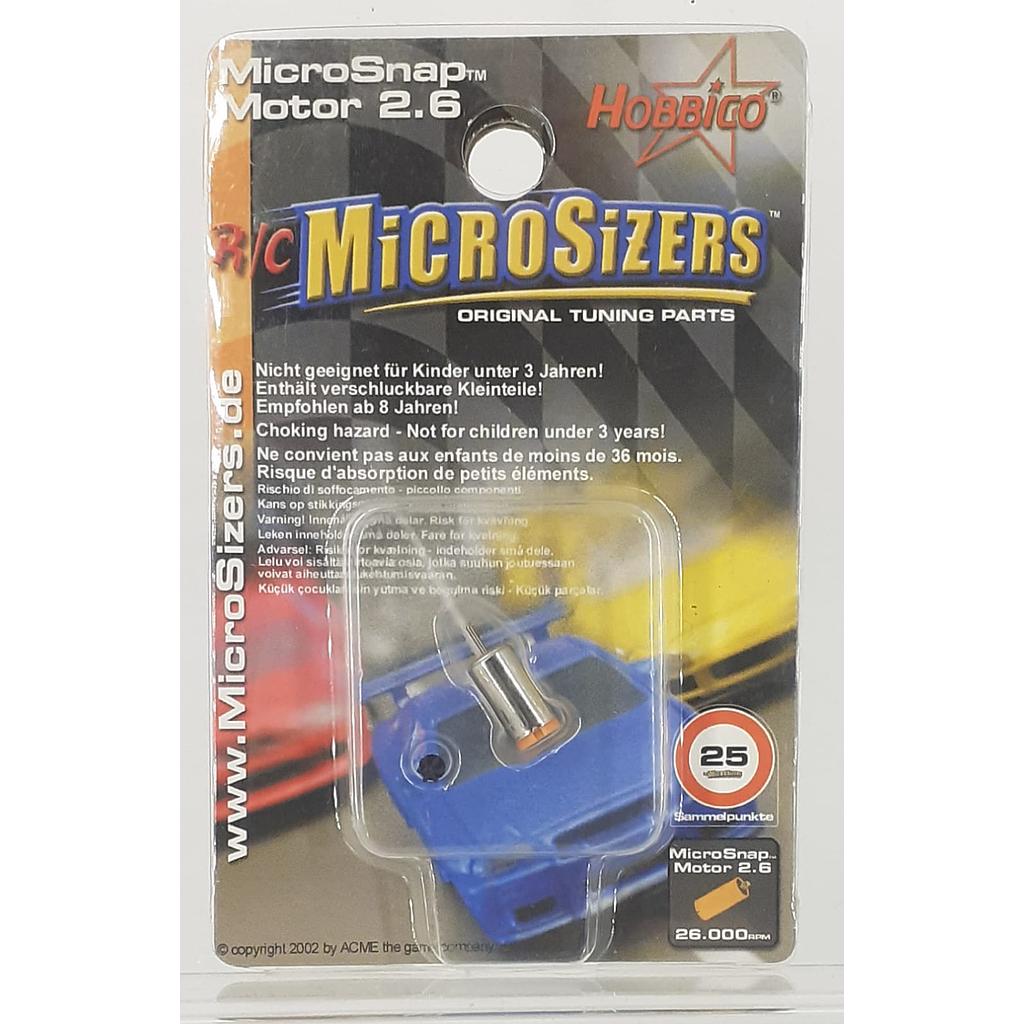 micro motore 2,6 microsizers Microsnap