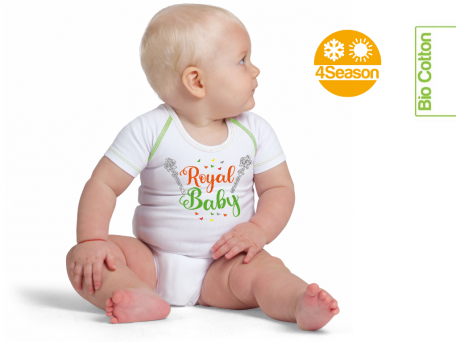 Royal baby body 0-36m bio cotton 4season