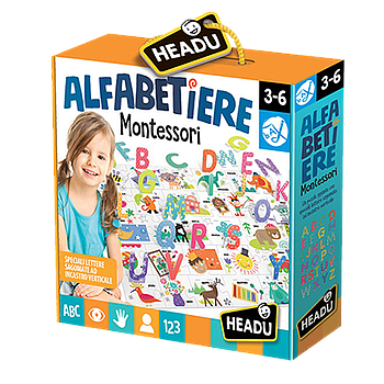 Alfabetiere 3D Metodo montessori