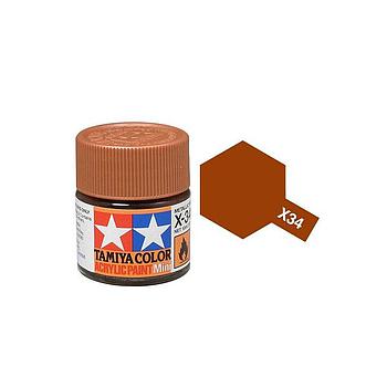 colore acrilico mini X-34 metallic brown