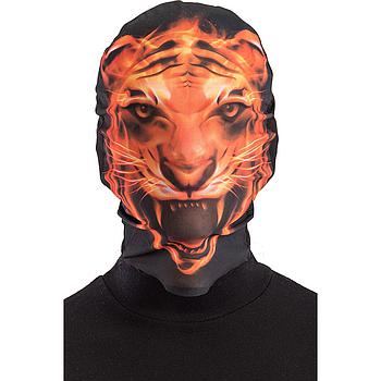  Maschera intera tigre ruggente elasticizzata