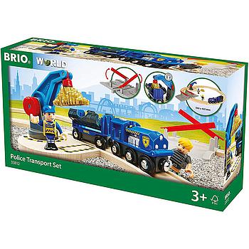 BRIO set ferroviario della polizia