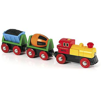 BRIO treno con locomotiva a batterie