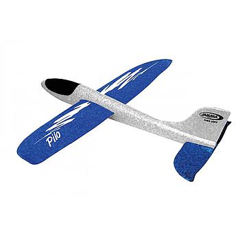 Aereo Pilo in schiuma EEP ali blu fusoliera bianca
