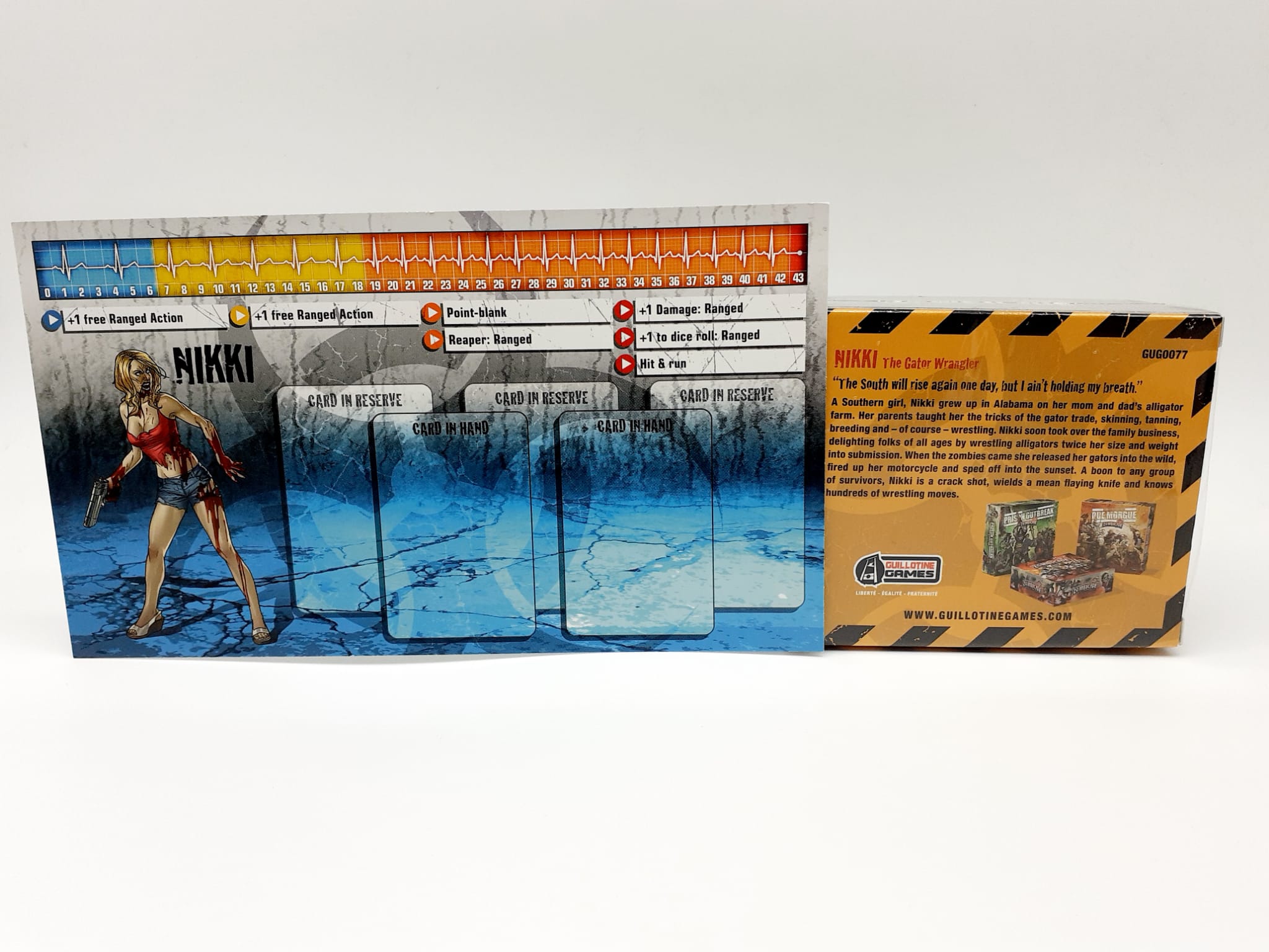 Zombicide Nikki l'allevatrice di coccodrilli