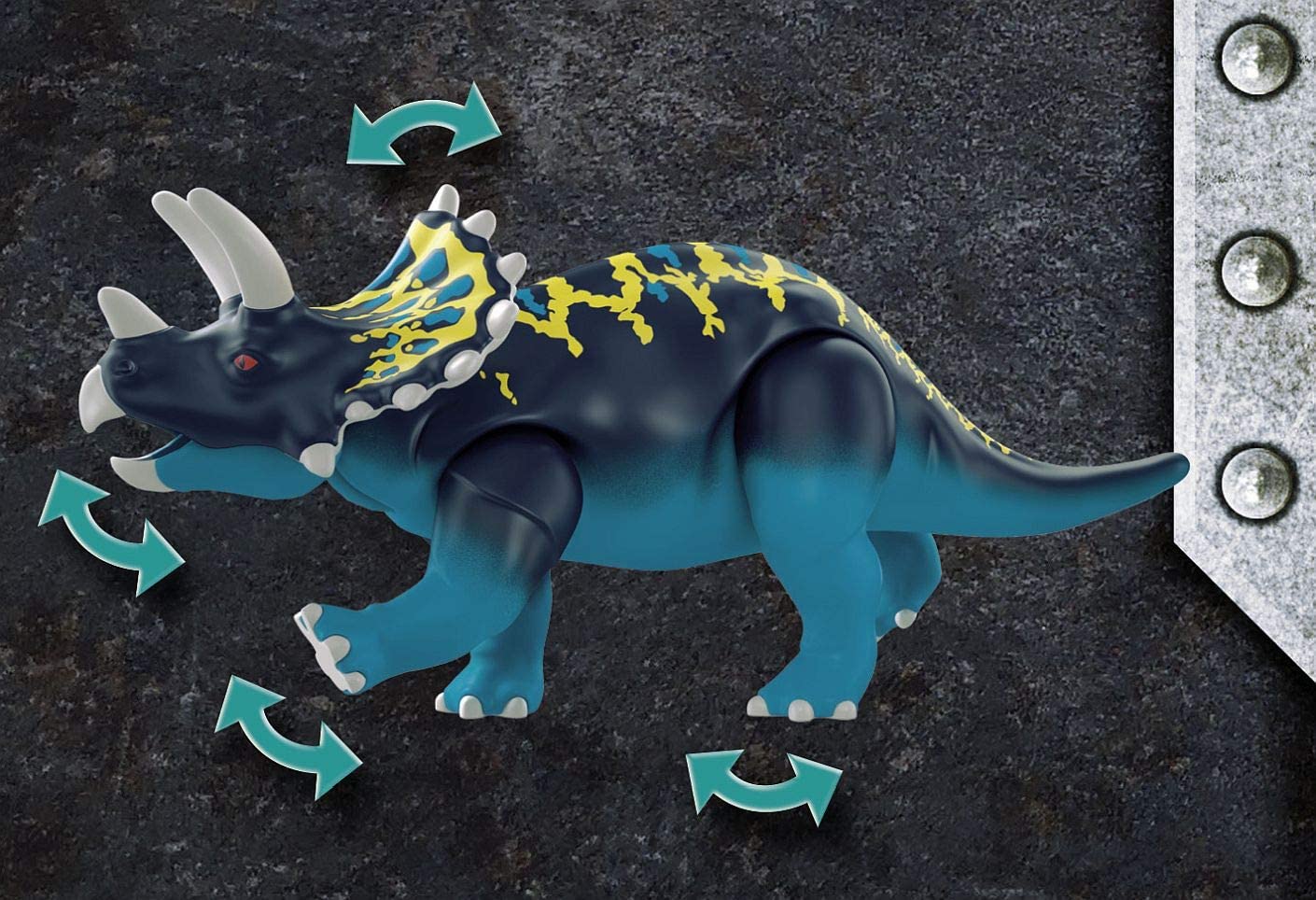 Triceratopo assalto alle pietre leggendarie