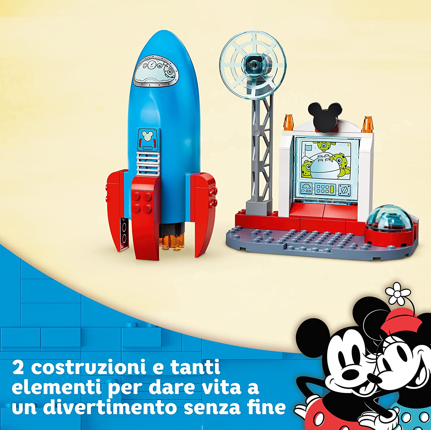 Il razzo spaziale di Topolino e Minnie