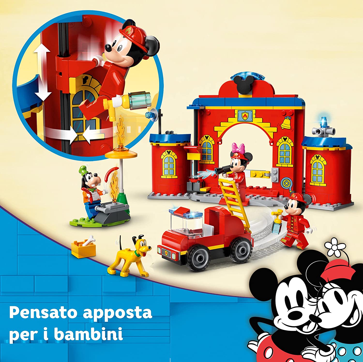 Autopompa e caserma di Topolino e i suoi amici