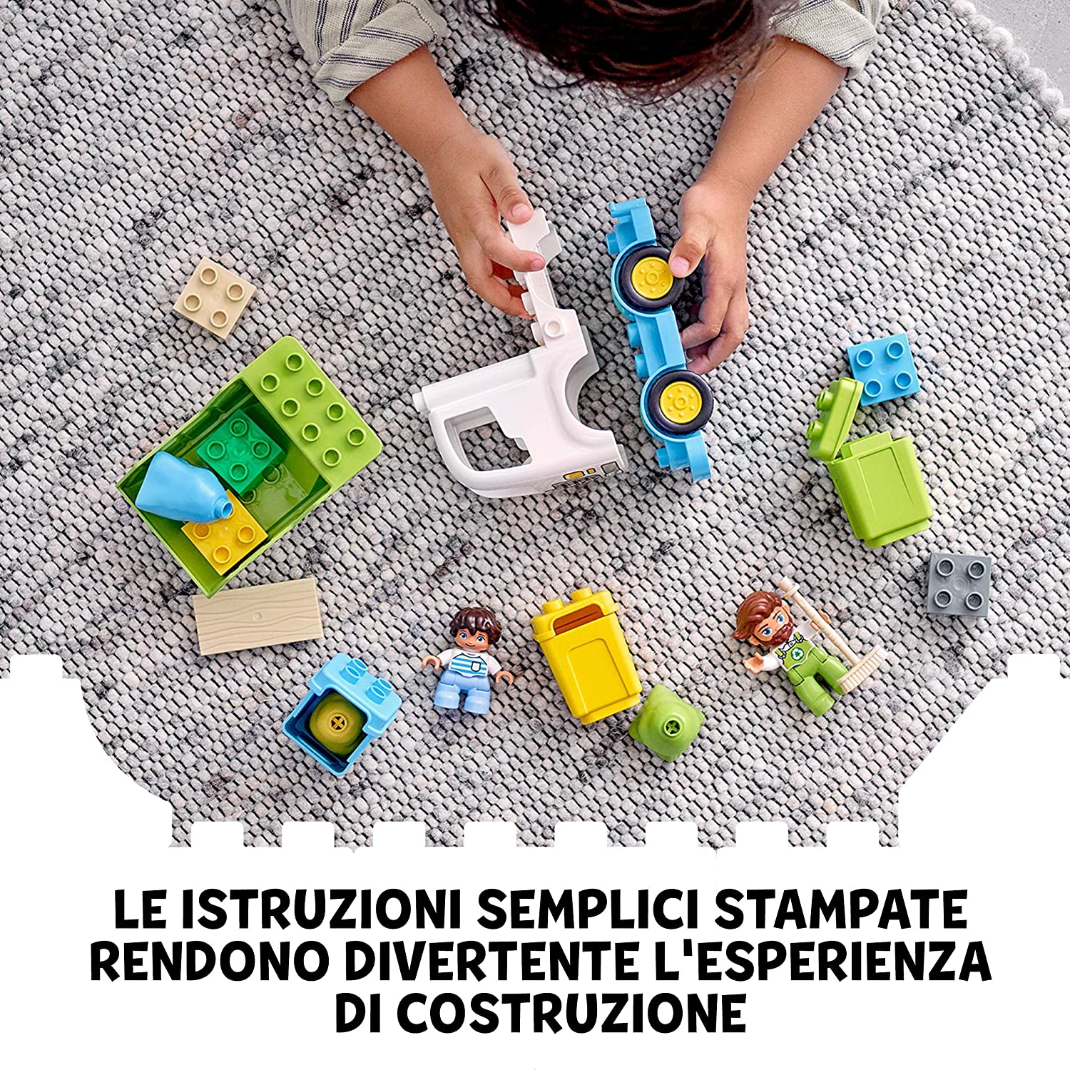 Camion della spazzatura e riciclaggio