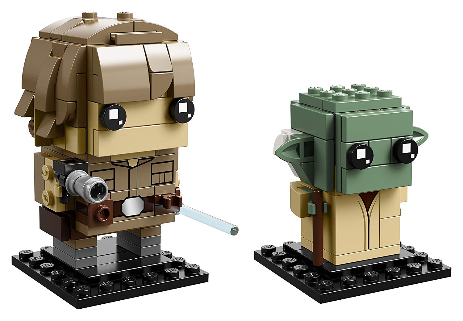 BrickHeadz Luke Skywalker e Yoda
