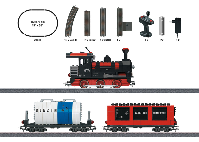 Starter Set Bulding Block Train marklin