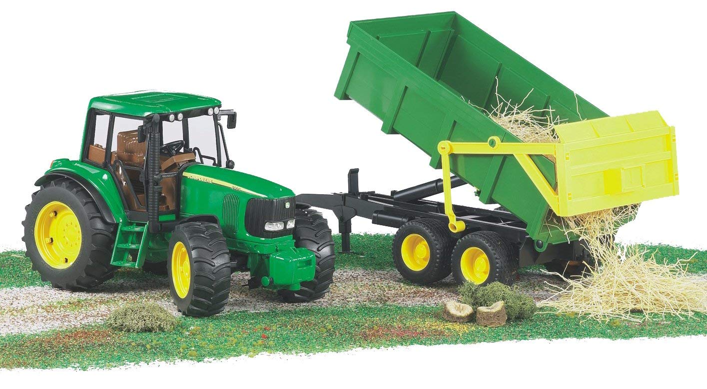 John Deere 6920 con rimorchio ribaltabile