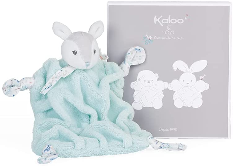 doudou cerbiatto verde acqua