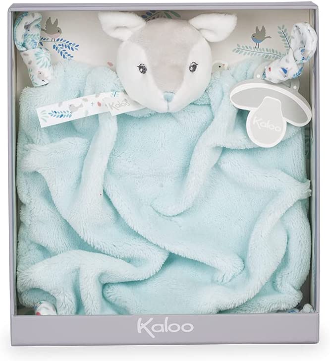 doudou cerbiatto verde acqua
