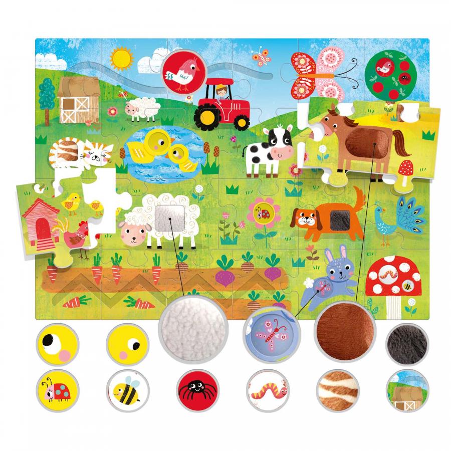 Puzzle tattile Montessori