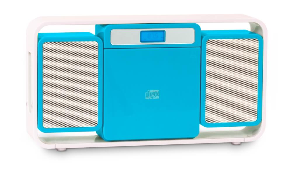 micro system lettore radio-cd blu