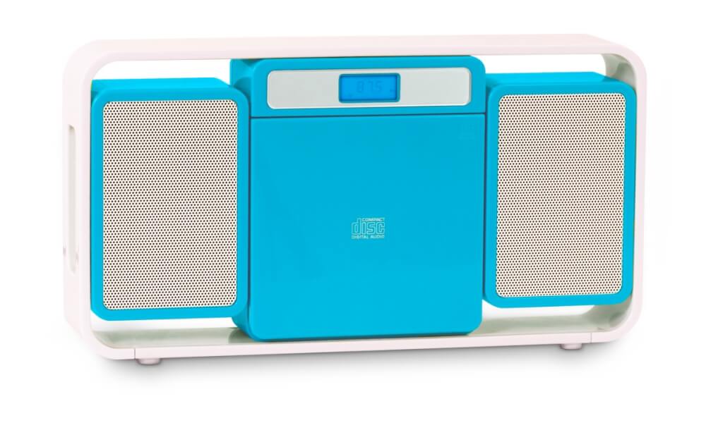 micro system lettore radio-cd blu