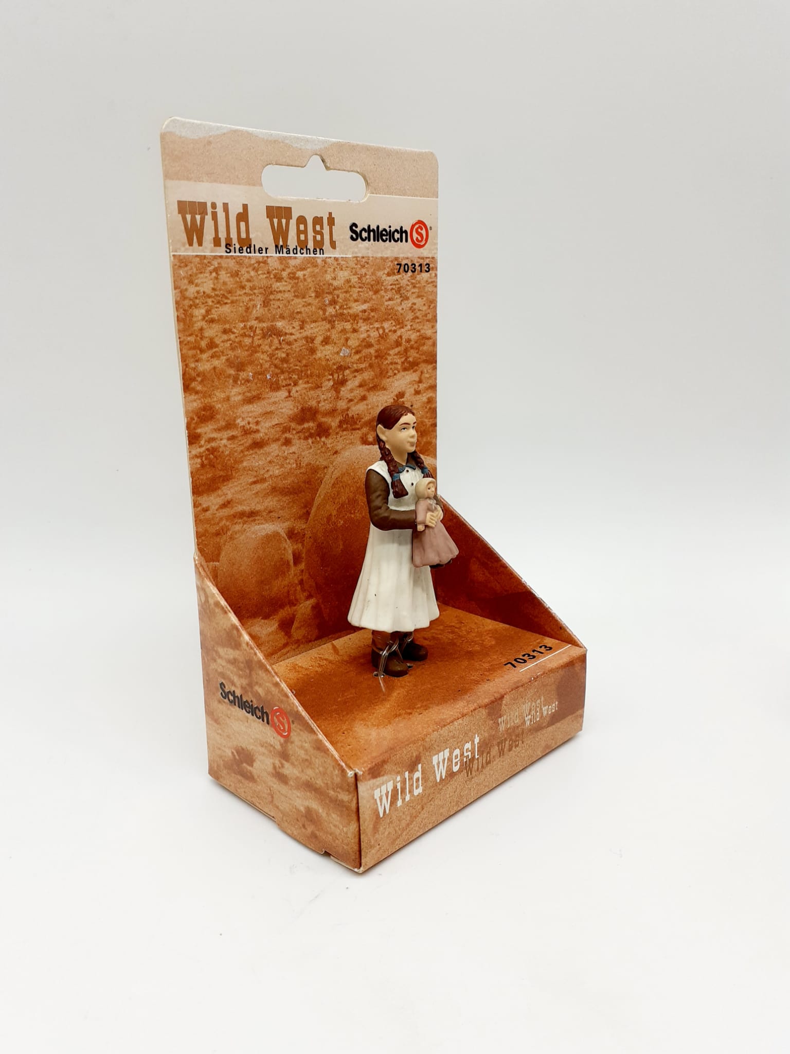 colono ragazza con bambola far west