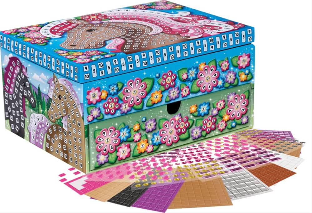 Portagioie con mosaici