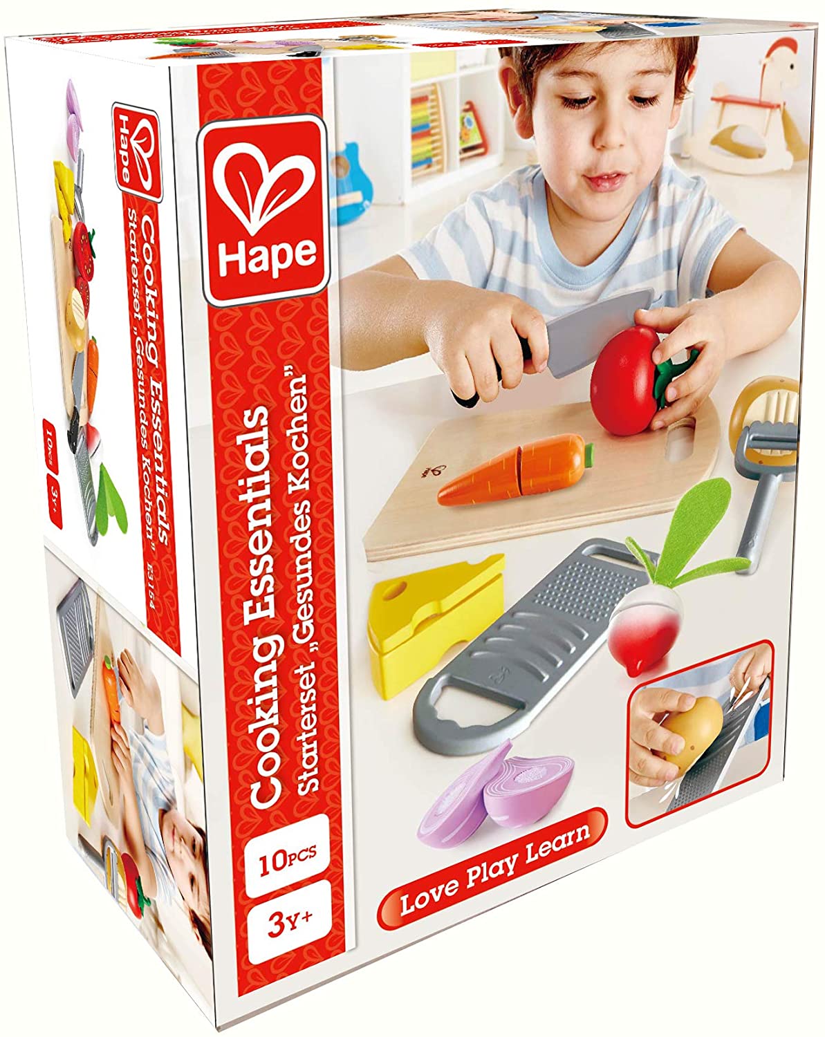 alimenti gioco in legno da tagliare