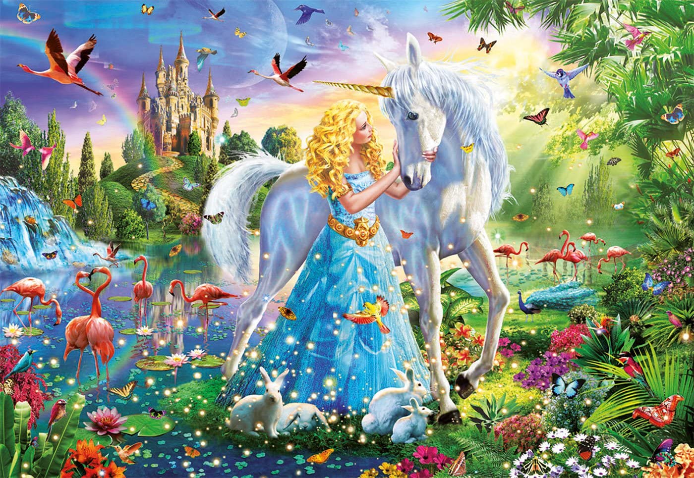 La principessa e l'unicorno 1000 pezzi