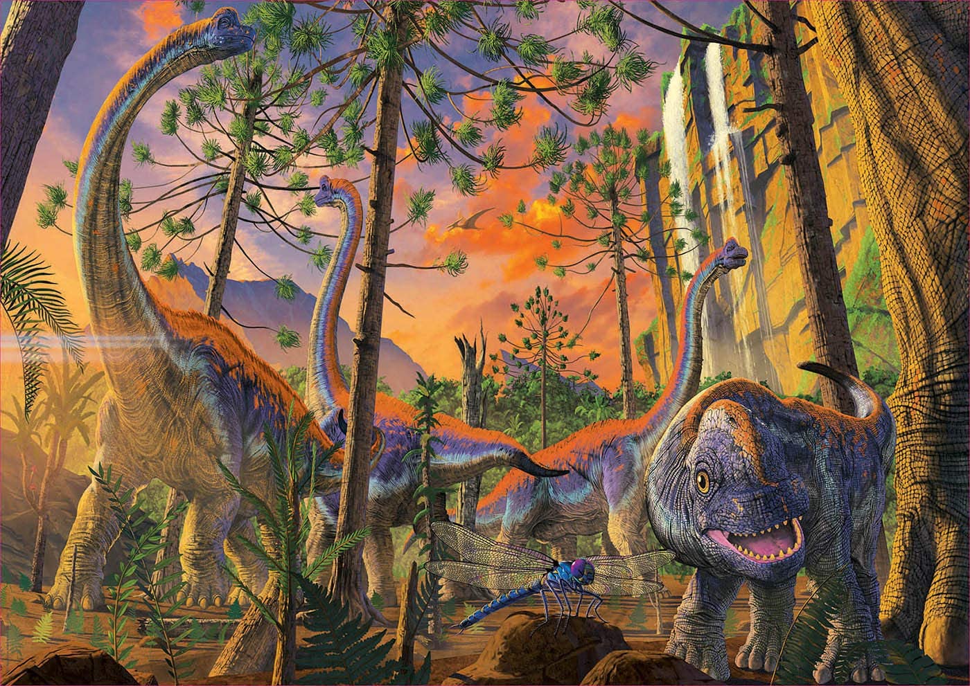 Dinosauri curiosi 500 pezzi