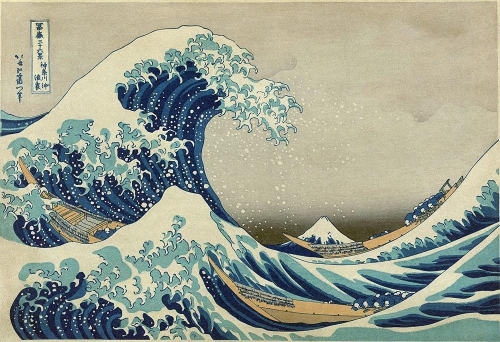 La grande onda di Kanagawa 500 pezzi