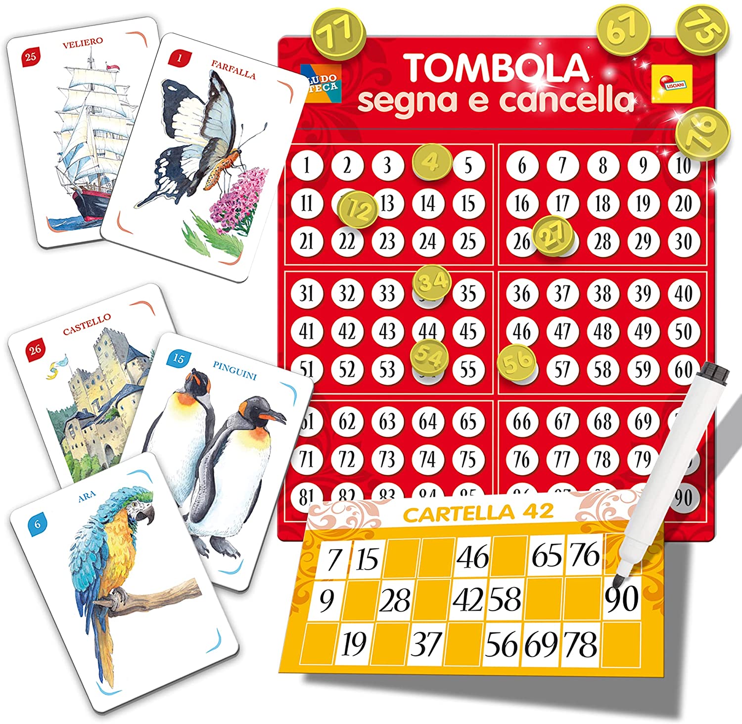 Tombola e mercante in fiera
