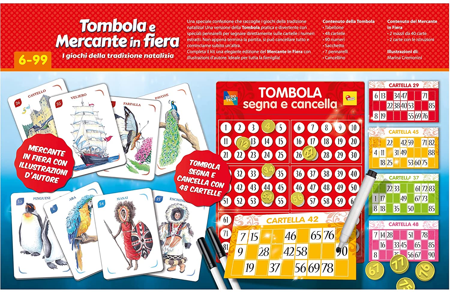 Tombola e mercante in fiera
