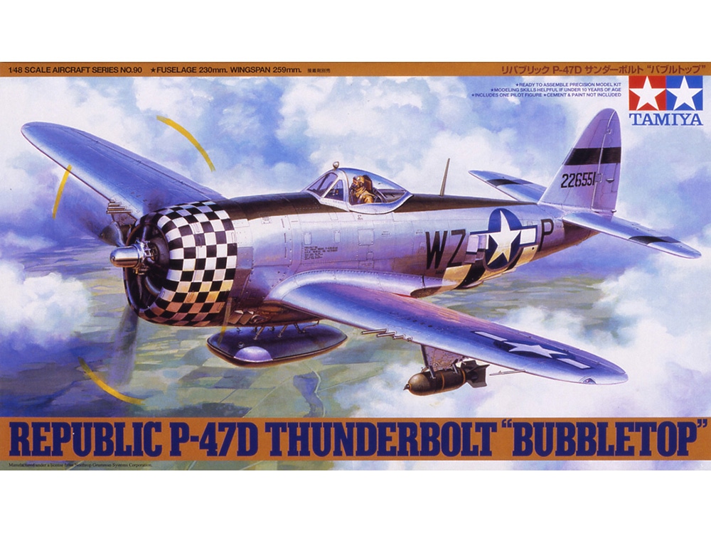 P-47D Thunderbolt Bubbletop 1/48